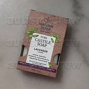 3/$12 💥🆕 Natural Sense Pure Castile 5 oz Soap Bar | Lavender Scent | 6690